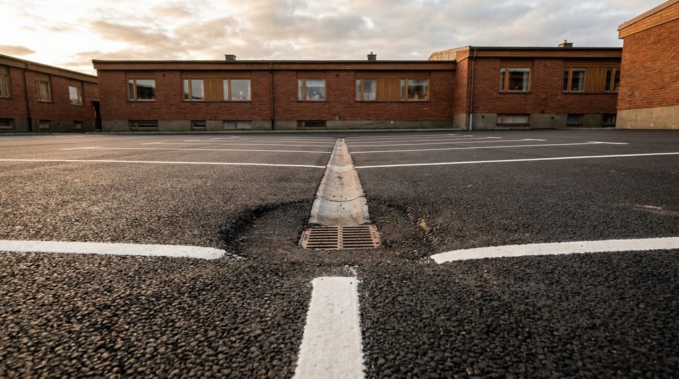 Asfaltering av gårdsyta